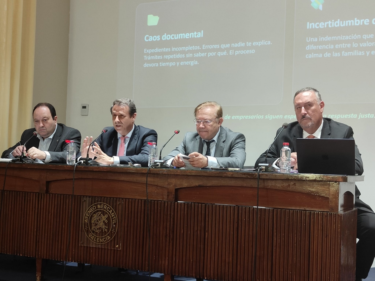 Presentación de la Plataforma por la Transparencia de las Indemnizaciones Justas del Consorcio. 