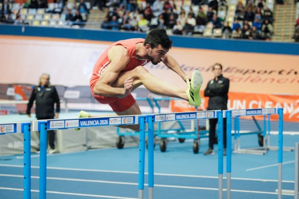 Quique Llopis, tercero en los 110 vallas de Roma