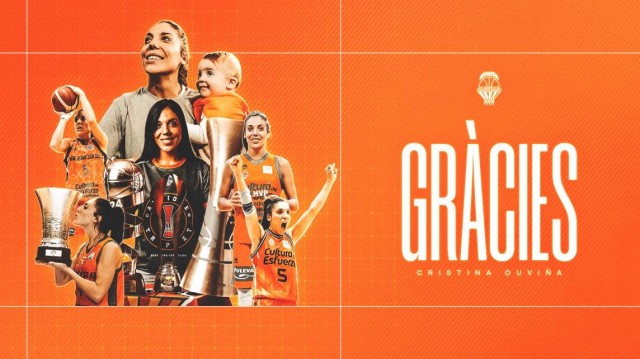 El Valencia Basket se despide de Cristina Ouviña tras seis temporadas