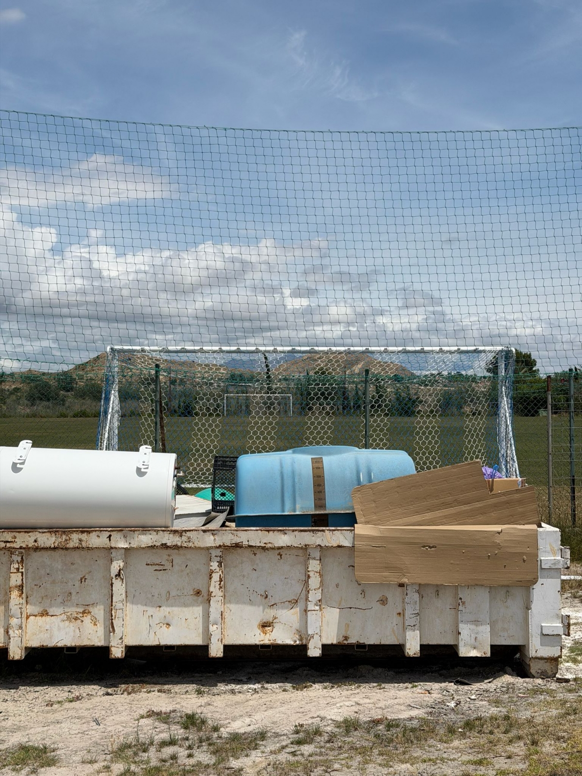 Detalle de los trabajos en Fontcalent