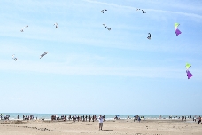 Las imágenes del III Festival del Viento celebrado en el Grau de Castelló