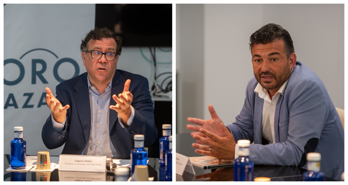 Eugenio Mallol y Jorge Crevillent. - Eugenio Mallol y Jorge Crevillent.