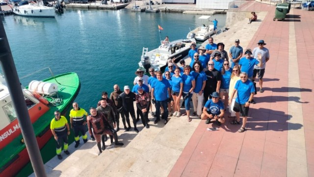 PortCastelló rescata más de media tonelada de vertidos en su III Jornada de limpieza del fondo marino