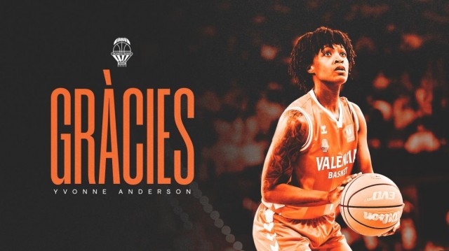 Yvonne Anderson finaliza su etapa en Valencia Basket