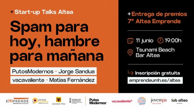 PutosModernos y vacavaliente como ejemplo de crecimiento de marca en una jornada del PCUMH y el Ayuntamiento de Altea