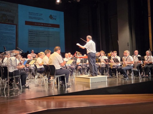 La Banda Municipal de Castelló clausura el Día del Donante de Cáritas con el concierto 'Ecos de España'