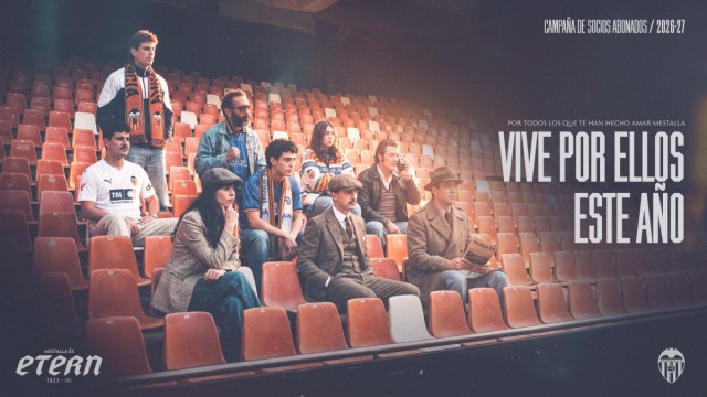 El Valencia recrea vivencias en Mestalla para su última campaña de abonos en el estadio