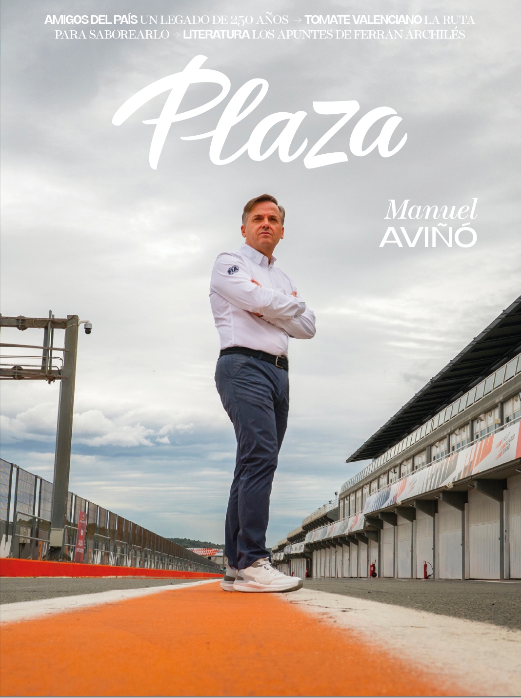 Manuel Aviñó (RFEDA), portada de la revista Plaza de junio 