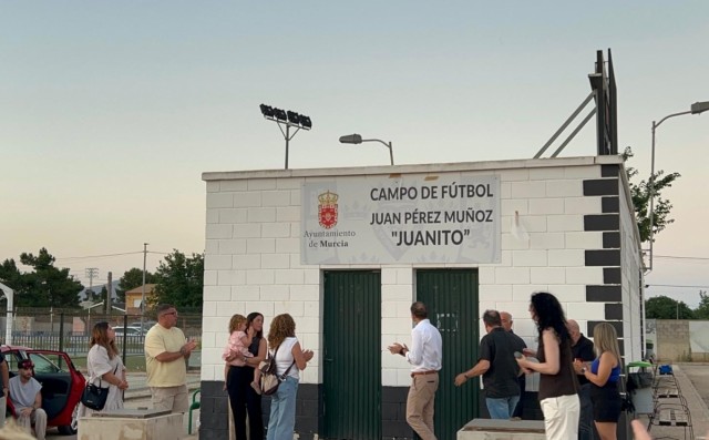 Bautizan el Campo de Fútbol de Casillas con el nombre de Juan Pérez Muñoz 'Juanito' por su contribución al deporte local