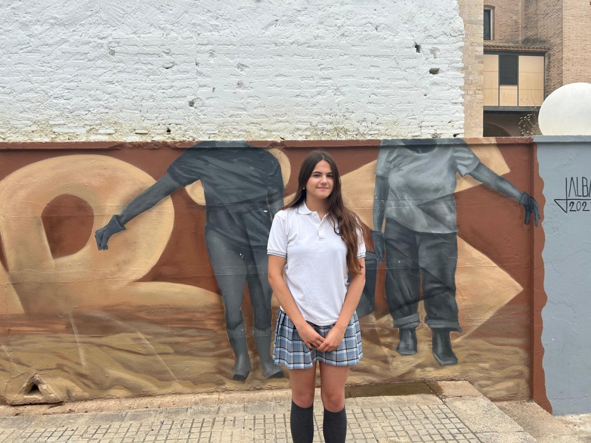 Ana Lerma, estudiante de Massanassa que ha participado en el informe de ONG Plan International. - Foto: VP Ana Lerma, estudiante de Massanassa que ha participado en el informe de ONG Plan International.