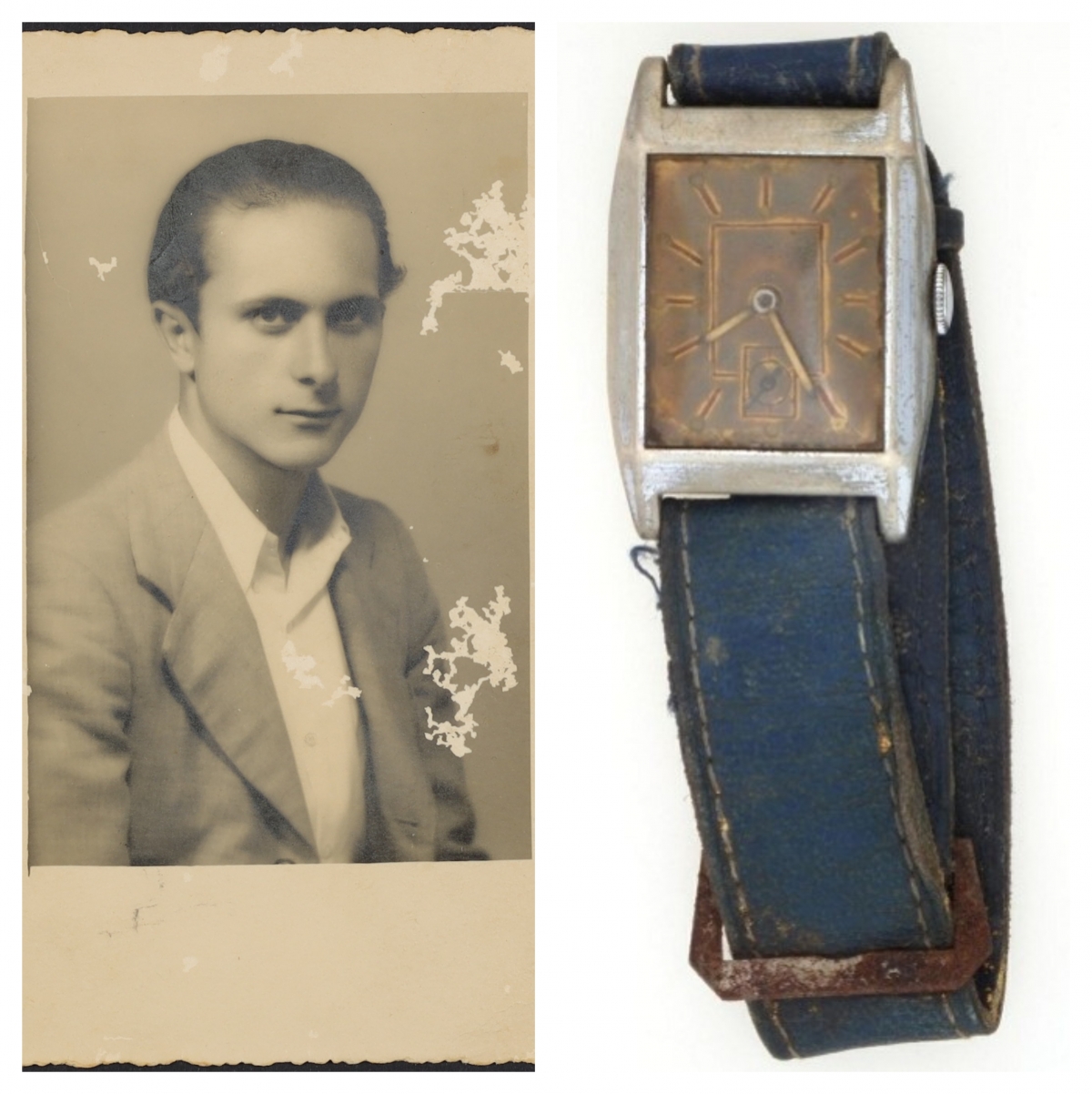 El viaje de regreso a Murcia de un reloj robado por los nazi y la historia de un vecino de Churra llamado Blas Martínez