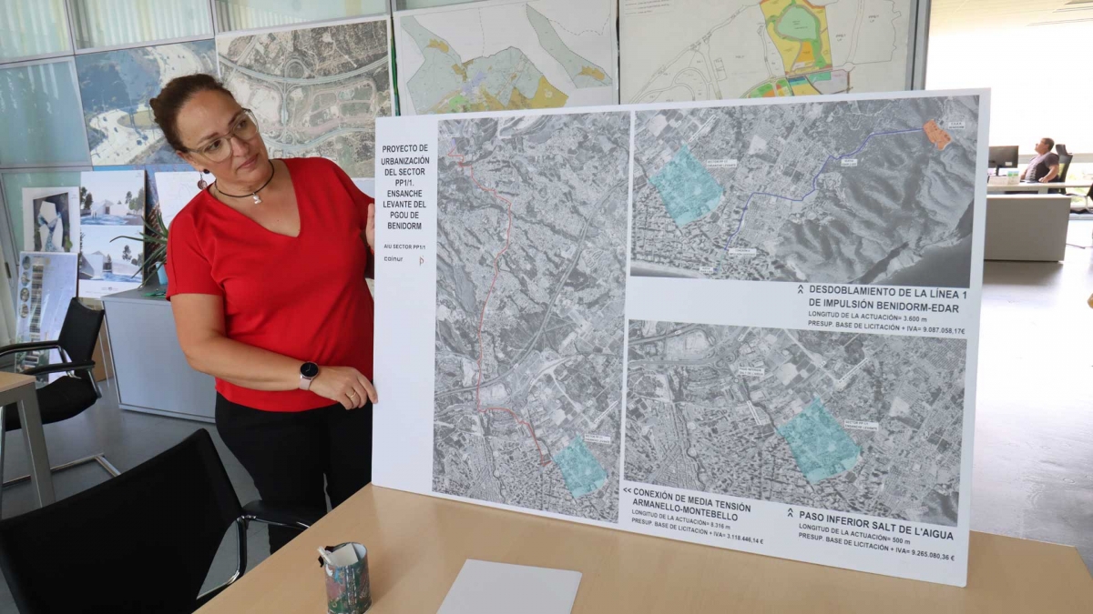 Urbanizar la nueva zona de expansión de Benidorm costará 74 millones: tendrá un gran zona verde, VPO y torres de 20 alturas 