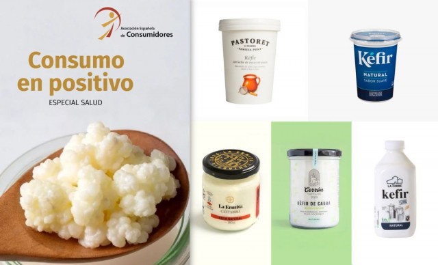 La Asociación Española de Consumidores elabora una guía informativa sobre el kéfir