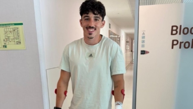 Diego López, operado en Madrid del ligamento cruzado de la rodilla derecha