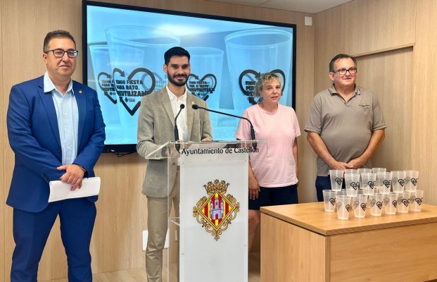 Castelló repartirá 30.000 vasos reutilizables para hacer más sostenibles las fiestas de verano de los barrios