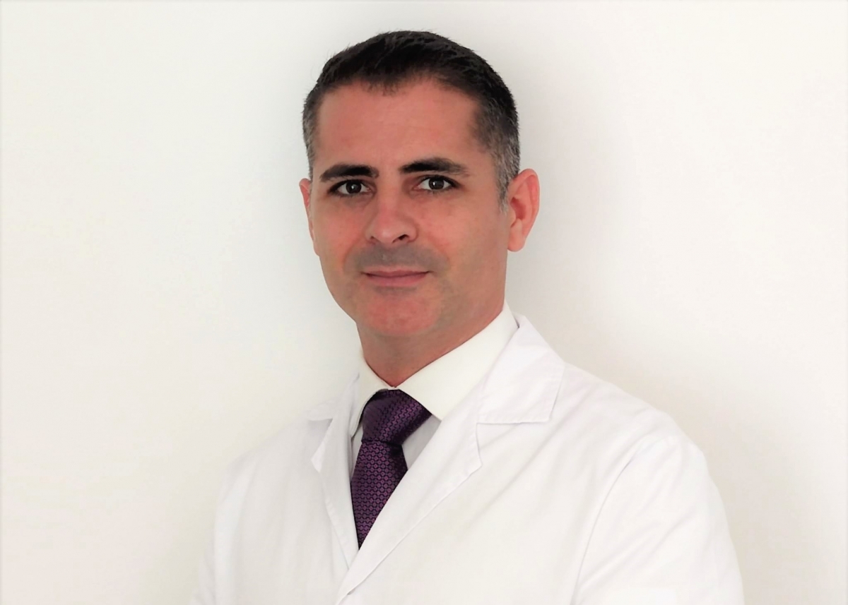 Doctor Cristóbal Moreno, urólogo del Hospital Quirónsalud Murcia.
