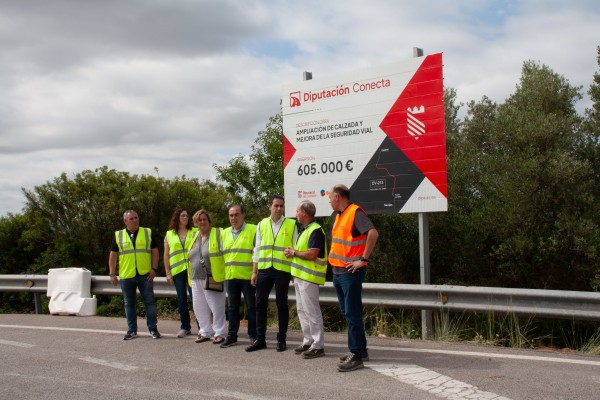 La Diputación de Castellón inicia las obras de acondicionamiento de la CV-213 con una inversión de 605.000 euros