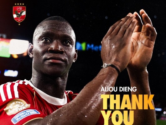 Aliou Dieng se despide del Al Ahly: 