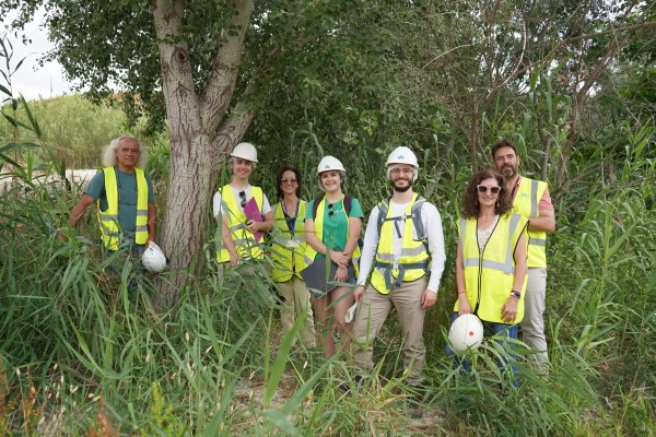 El Ministerio para la Transición Ecológica visita el entorno de la Contraparada, símbolo de la lucha contra el cambio climático en Murcia