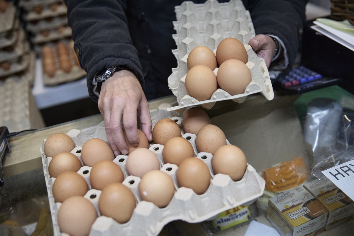 Los huevos lideran la subida de precio de la cesta de la compra, moderada al 2,2 % en mayo