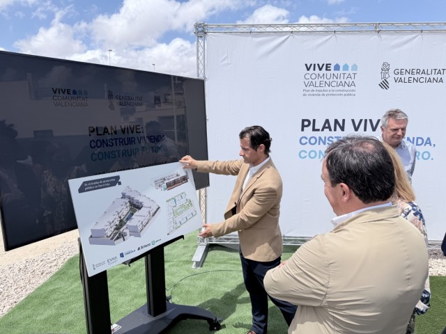 Arranca la construcción de las primeras 36 viviendas públicas de las 822 que se levantarán en Torrevieja