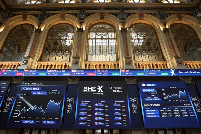 El Ibex 35 sube un 1,8% y supera por primera vez los 19.100 puntos tras el acuerdo de paz en Oriente Próximo