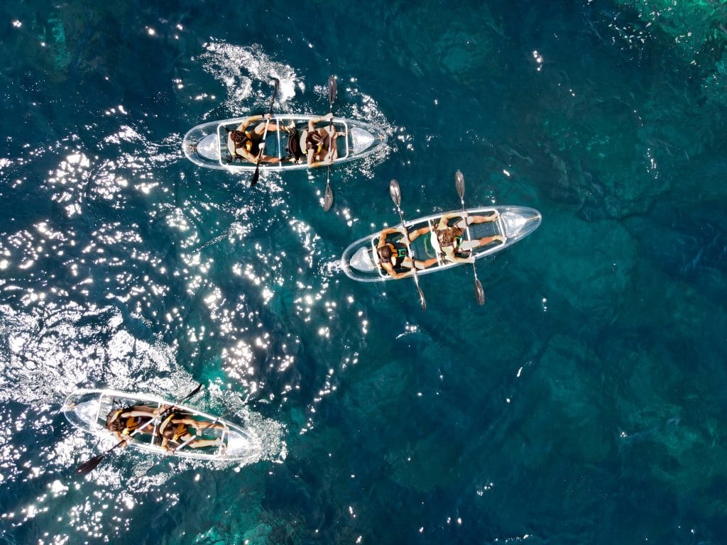 Kayaks Transparentes. - Foto: Cabo Xperience Kayaks Transparentes.