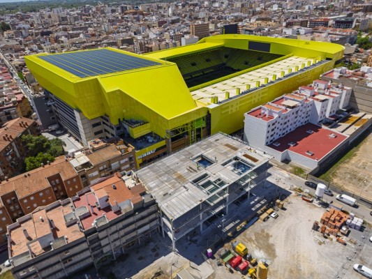 El Villarreal comienza las obras de mejora de acceso y creación de nuevos espacios del Estadio de La Cerámica