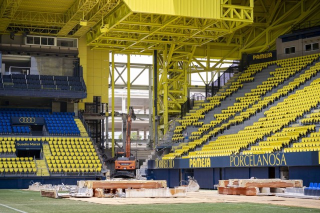 El Villarreal pide a la Liga comenzar la temporada con tres partidos como visitante por las obras de La Cerámica