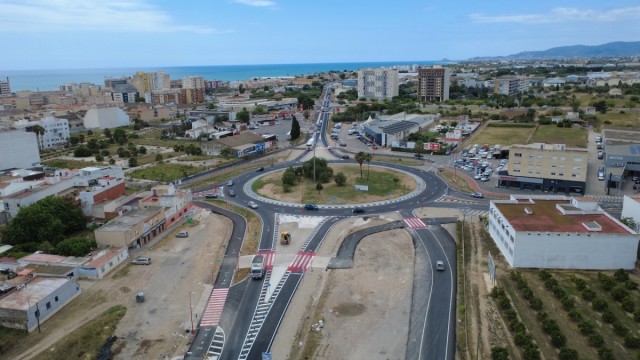 Transportes finaliza la mejora de las travesías de Vinaròs tras una inversión de 19,5 millones 