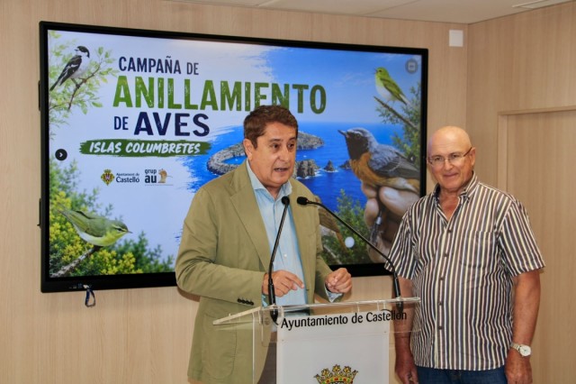 Castelló anilla más de 2.000 aves en las islas Columbretes en una nueva campaña de seguimiento científico