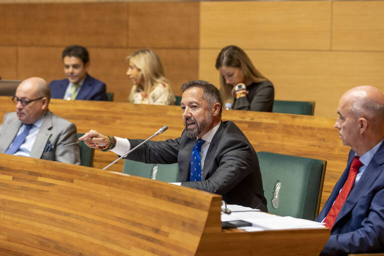 El portavoz de Vox en el Ayuntamiento de València, Juanma Badenas. Foto: MARGA FERRER - 