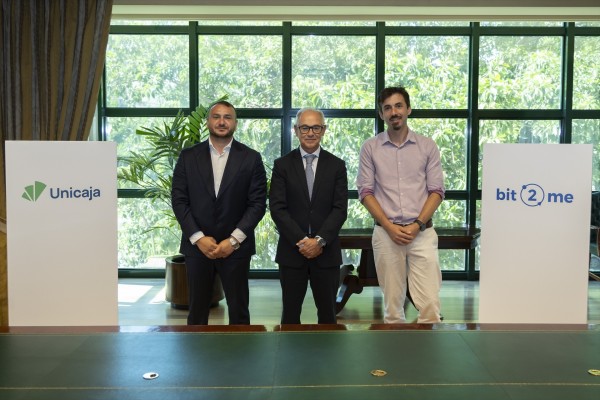 
Unicaja compra un 5% de Bit2Me y entra en su consejo de administración