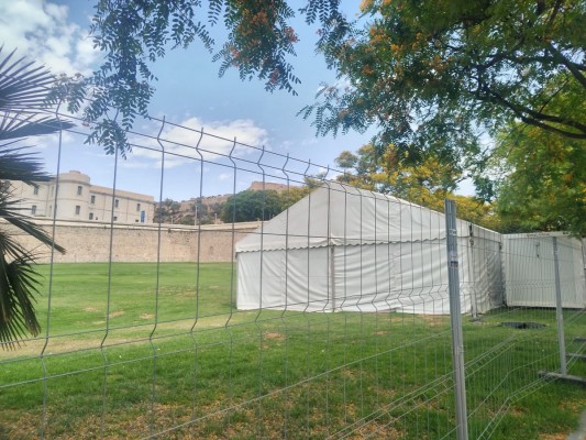 El Rock Imperium ya toma Cartagena: arranca el montaje y se amplían los cortes de tráfico