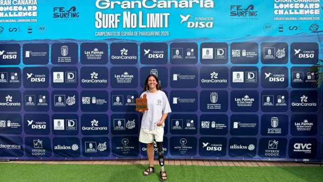La valenciana Mireia Cabañes se proclama campeona de España de Parasurfing 2026 en Gran Canaria