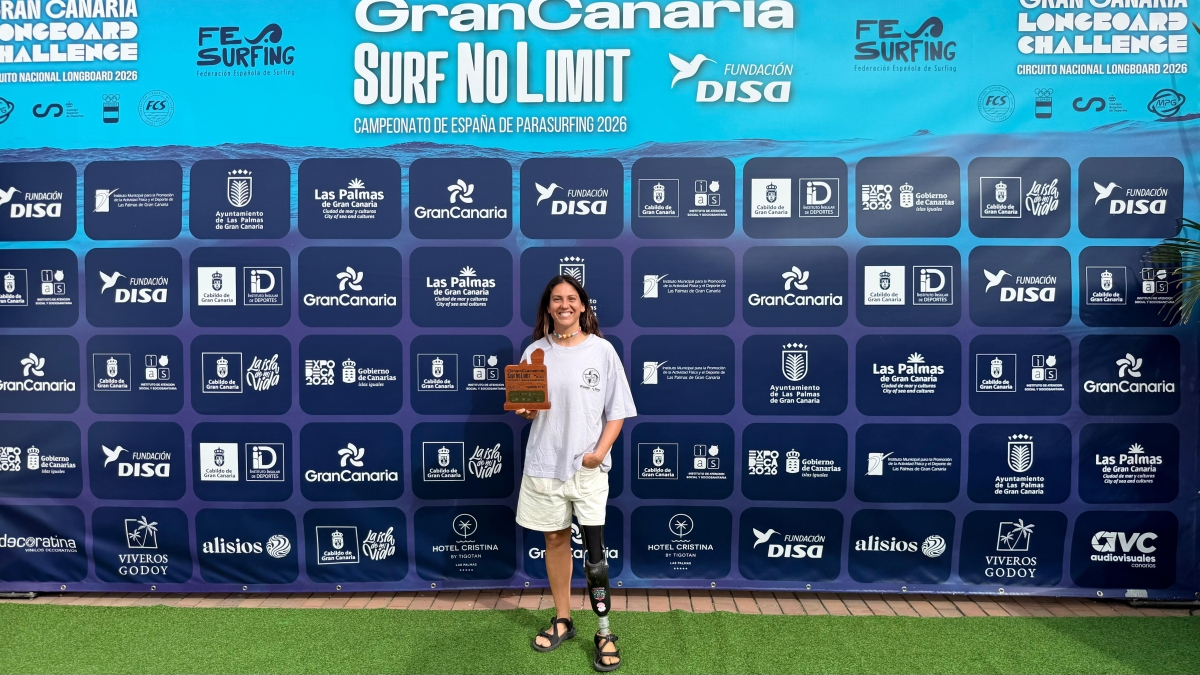 La valenciana Mireia Cabañes se proclama campeona de España de Parasurfing 2026 en Gran Canaria