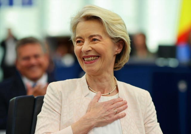 Ursula Von der Leyen, reelegida como presidenta de la Comisión Europea