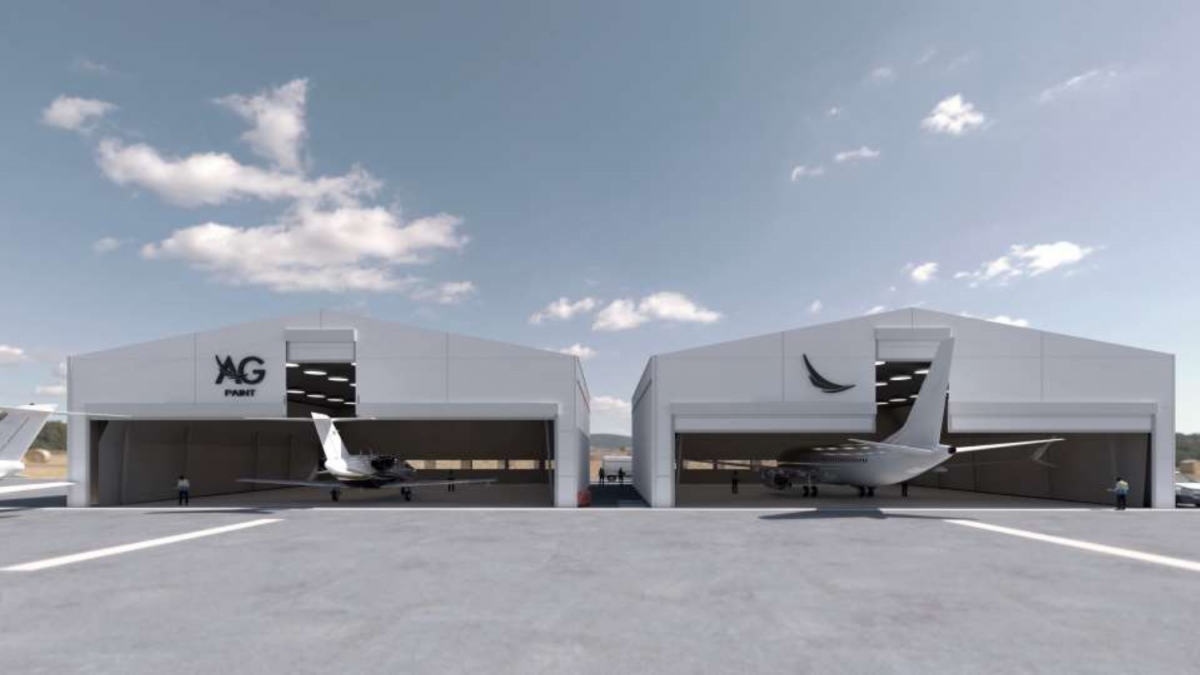 Aeronáutica Gestión aterriza en el aeropuerto de Castellón con un hangar de pintura para aviación: 10 millones y 85 empleos 