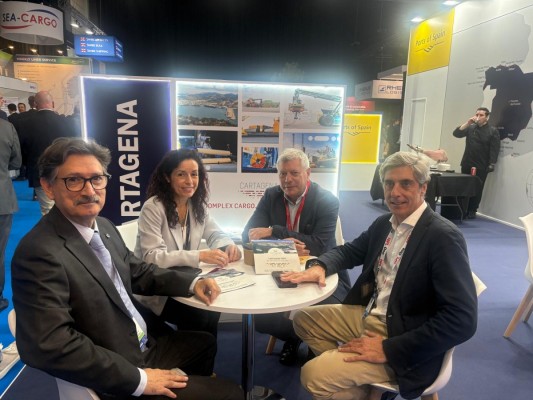 Cartagena promociona en Breakbulk Europe sus ventajas como hub logístico del Mediterráneo