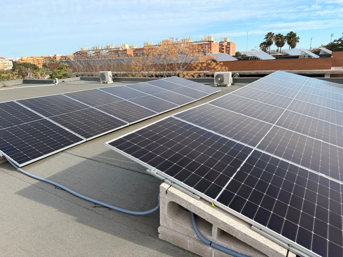 Instalación en el colegio Maestro Sanchís Almiñano de Alaquas - Foto: FUNDACIÓN NATURGY Instalación en el colegio Maestro Sanchís Almiñano de Alaquas
