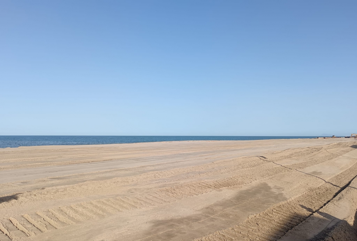 El Perelló se prepara para un San Juan diferente con la playa cerrada por las obras de regeneración