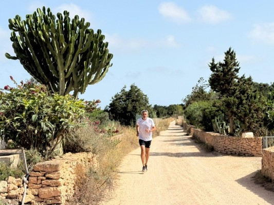 Correr por la Formentera más rural