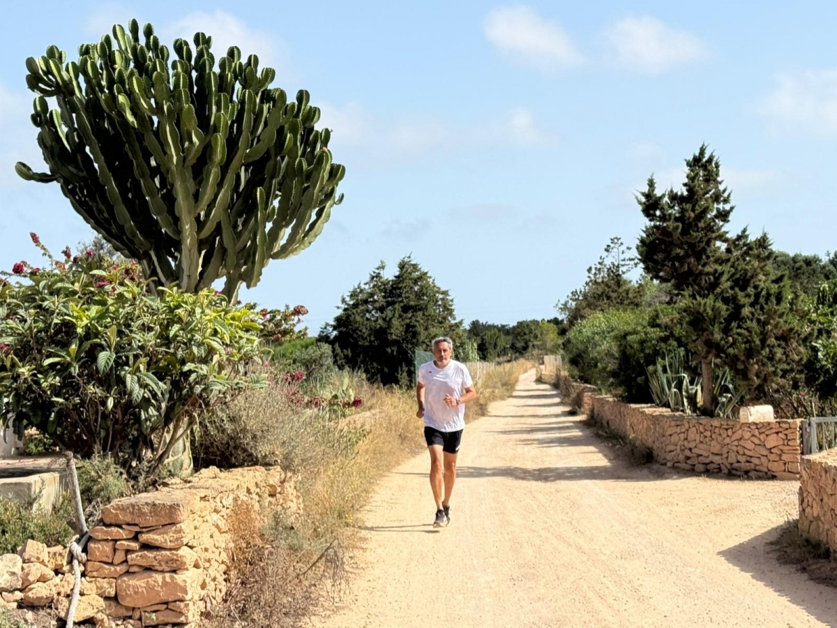 Correr por la Formentera más rural