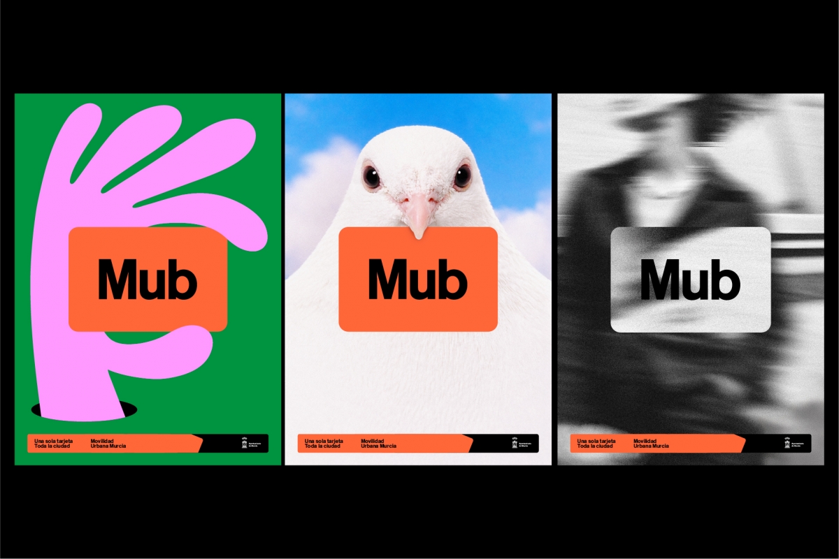El diseño que se mueve en Murcia: 'Mub', la marca que unifica el transporte urbano de la ciudad, se corona con un Laus de Oro
