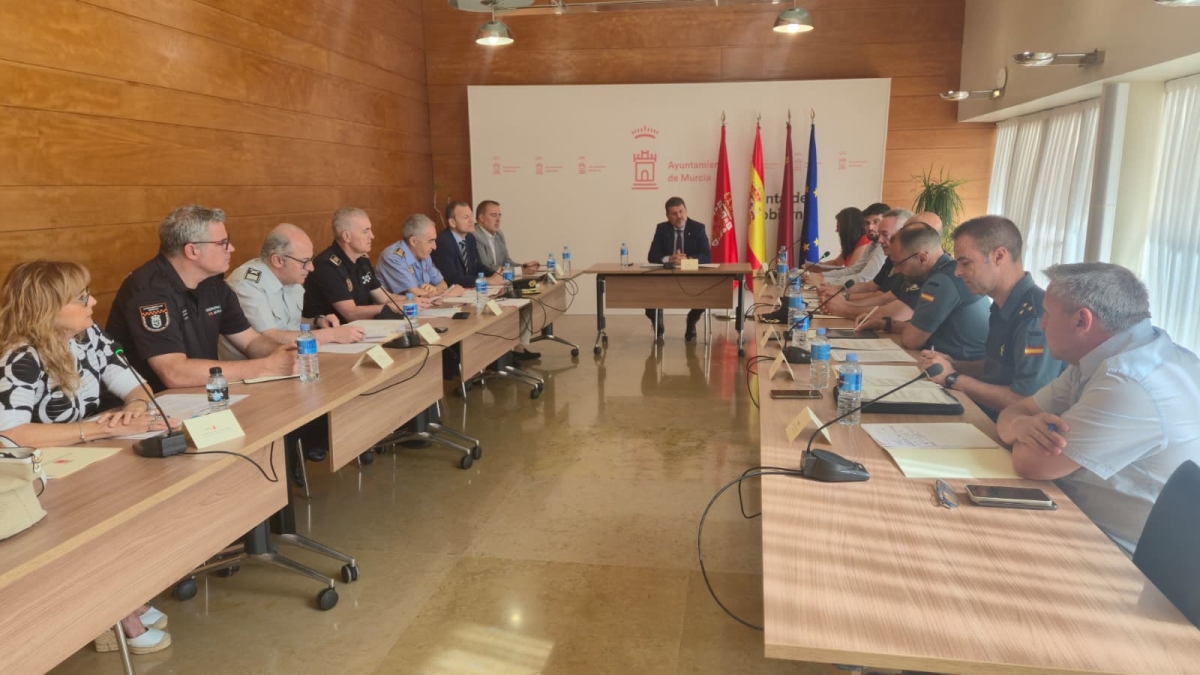 Murcia estrena las Juntas de Seguridad de Distrito como órganos de coordinación y análisis permanente de cada zona