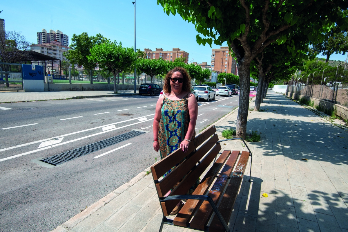 Julia Ñeco, presidenta de la foguera L’Albufereta