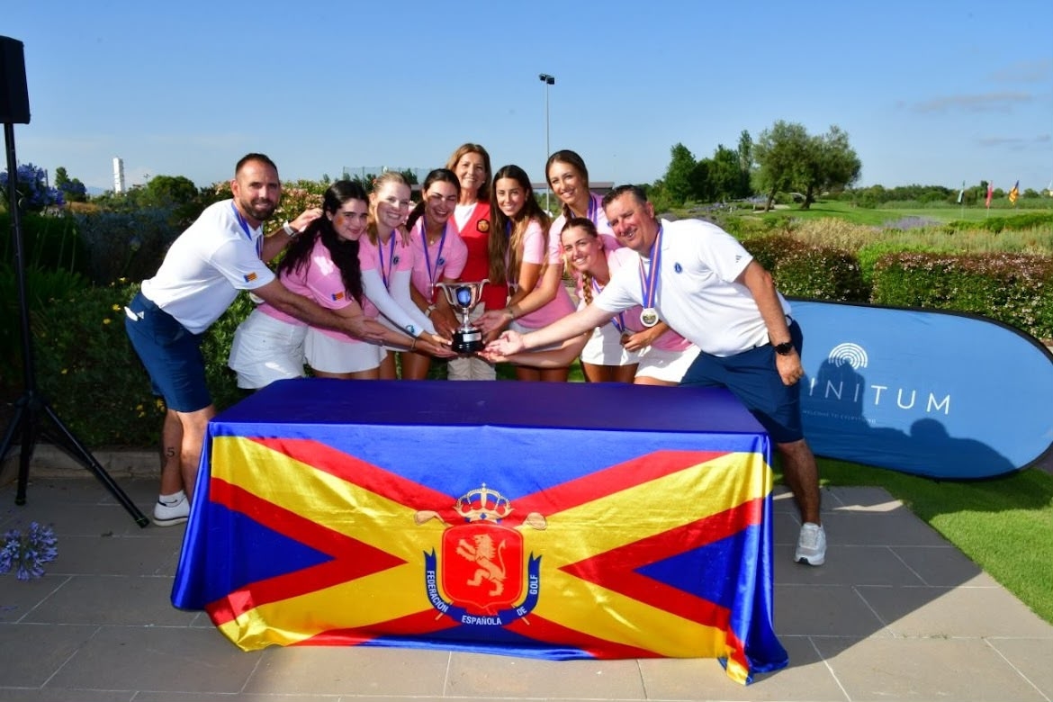 La selección valenciana femenina de golf logra su tercer Campeonato de España consecutivo