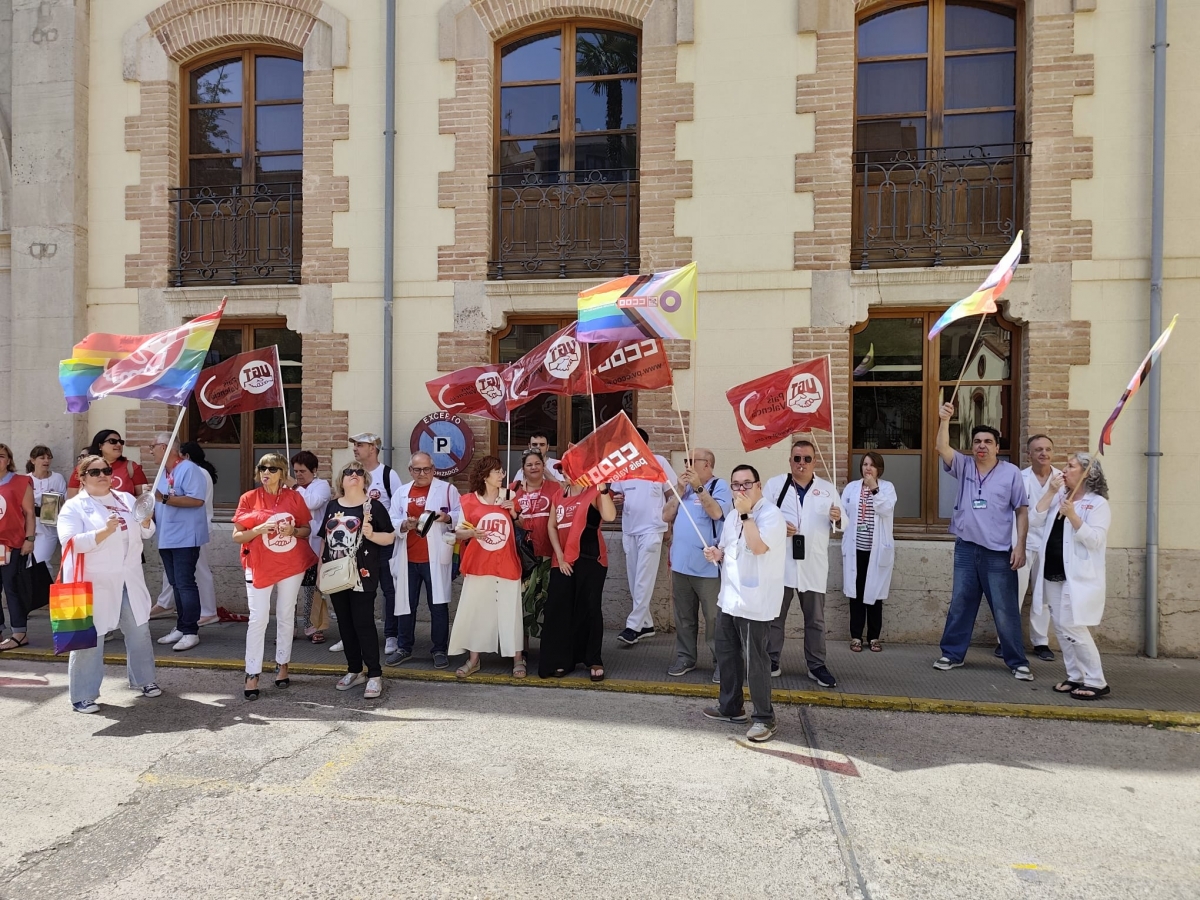 CCOO y UGT convocan a la plantilla del Hospital Provincial de Castellón a una cacerolada de protesta
