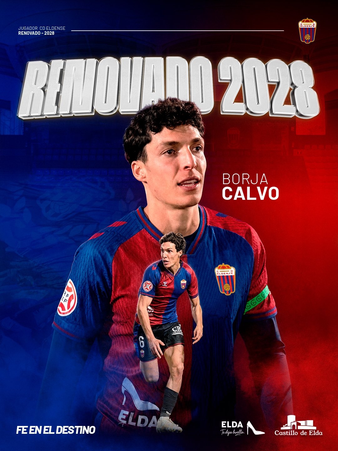 Borja Calvo renueva con el CD Eldense hasta junio de 2028