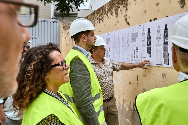 La restauració del Campanar de la Seu de Gandia revela les etapes de construcció des del segle XIII